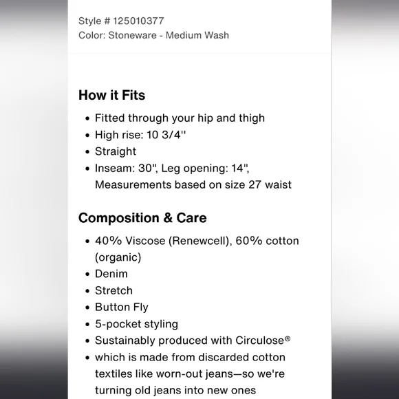 NWT Levi's Circular 501 Original Jeans 29 x 32 - Picture 14 of 14